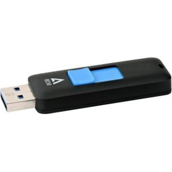 Dynamicfunction 8GB - USB 3.0 Flash Drive with Retractable USB Connector; Black DY647549